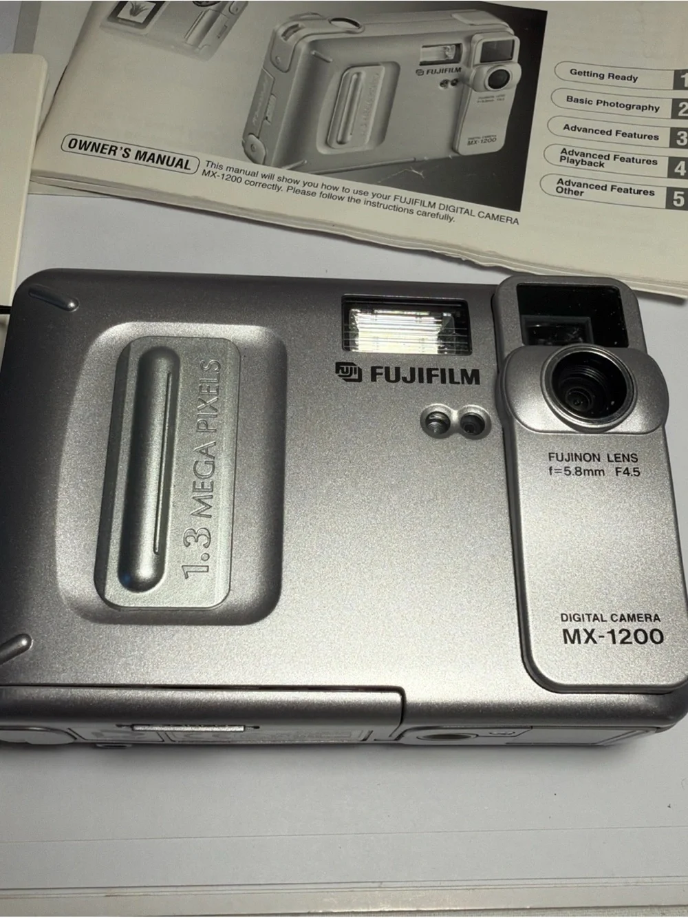 Fujifilm MX-1200 Digital Camera Box - Purple Packaging